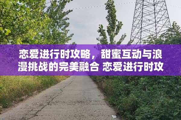 恋爱进行时攻略，甜蜜互动与浪漫挑战的完美融合 恋爱进行时攻略