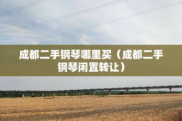 成都二手钢琴哪里买（成都二手钢琴闲置转让）