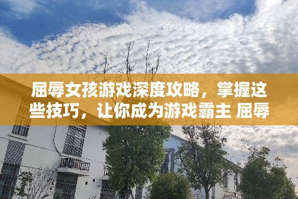 屈辱女孩游戏深度攻略，掌握这些技巧，让你成为游戏霸主 屈辱的女孩游戏攻略