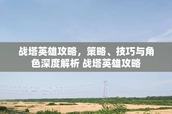 战塔英雄攻略，策略、技巧与角色深度解析 战塔英雄攻略