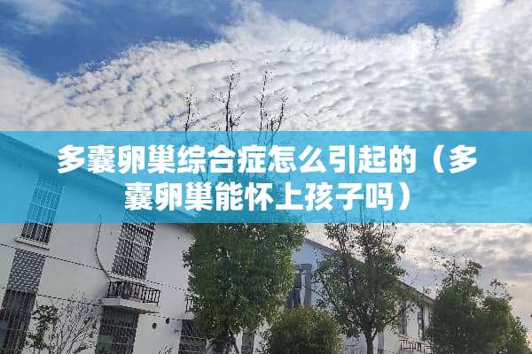 多囊卵巢综合症怎么引起的（多囊卵巢能怀上孩子吗）