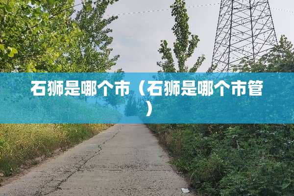 石狮是哪个市（石狮是哪个市管）