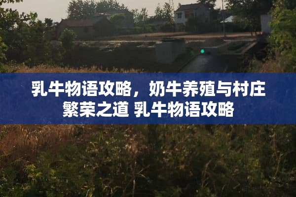 *牛物语攻略，奶牛养殖与村庄繁荣之道*牛物语攻略