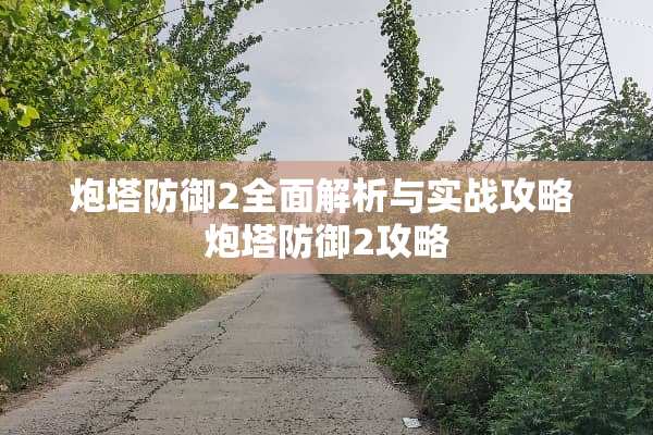 *塔防御2全面解析与实战攻略*塔防御2攻略