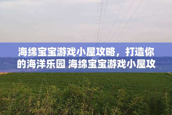 海绵宝宝游戏小屋攻略，打造你的海洋乐园 海绵宝宝游戏小屋攻略