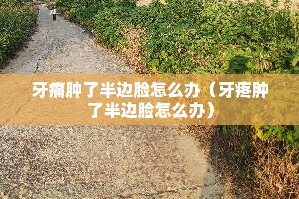 牙痛肿了半边脸怎么办（牙疼肿了半边脸怎么办）