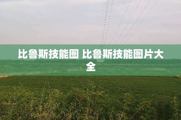 比鲁斯技能图 比鲁斯技能图片大全