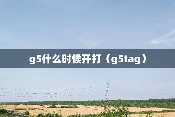 g5什么时候开打（g5tag）