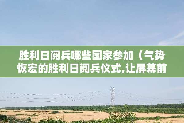 胜利日阅兵哪些国家参加（气势恢宏的胜利日阅兵仪式,让屏幕前的师生）