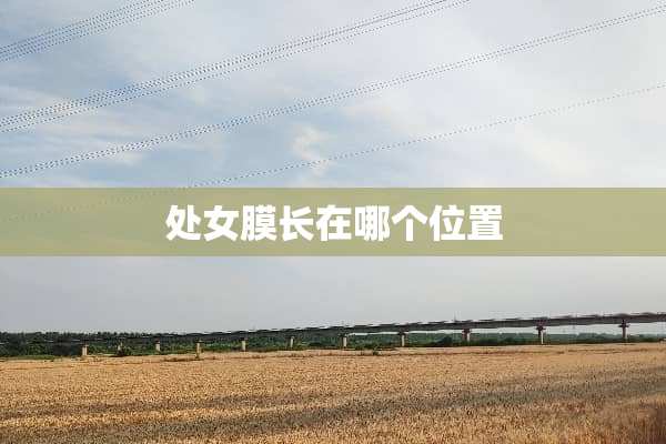 **膜长在哪个位置