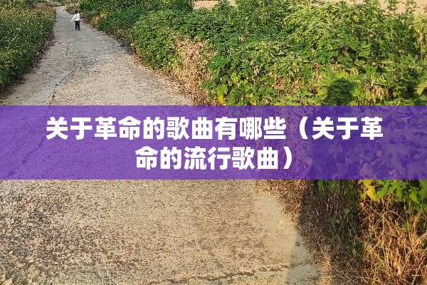 关于**的歌曲有哪些（关于**的流行歌曲）