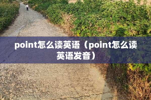 point怎么读英语（point怎么读英语发音）