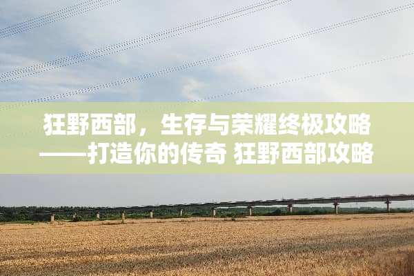 狂野西部，生存与荣耀终极攻略——打造你的传奇 狂野西部攻略