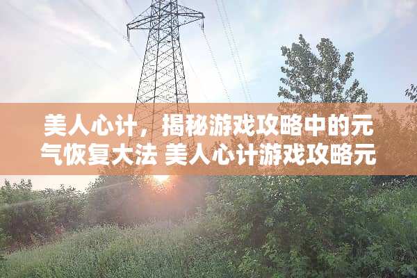 美人心计，揭秘游戏攻略中的元气恢复** 美人心计游戏攻略元气