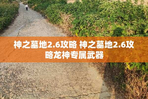 神之墓地2.6攻略 神之墓地2.6攻略龙神专属**