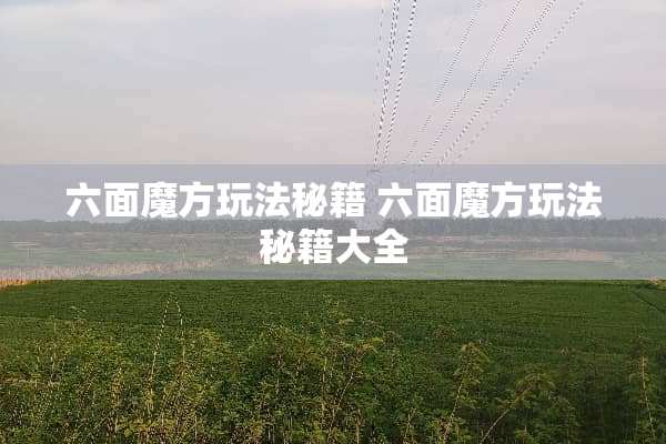 六面魔方玩法秘籍 六面魔方玩法秘籍大全