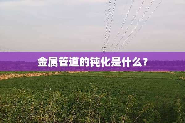 金属管道的钝化是什么？