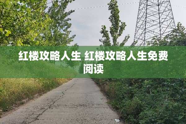 红楼攻略人生 红楼攻略人生免费阅读