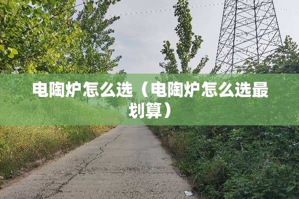 电陶炉怎么选（电陶炉怎么选最划算）