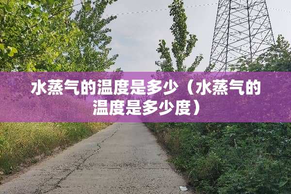 水蒸气的温度是多少（水蒸气的温度是多少度）