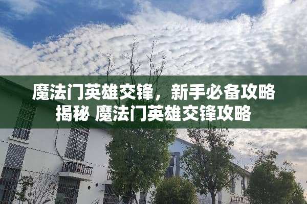 魔法门英雄交锋，新手必备攻略揭秘 魔法门英雄交锋攻略