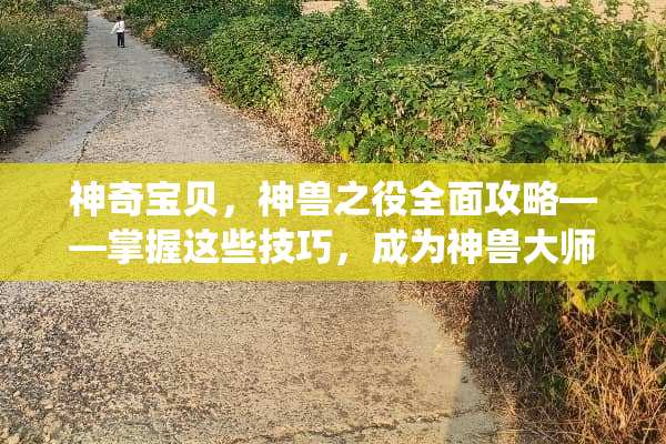 神奇宝贝，神兽之役全面攻略——掌握这些技巧，成为神兽大师！ 神奇宝贝神兽游戏攻略