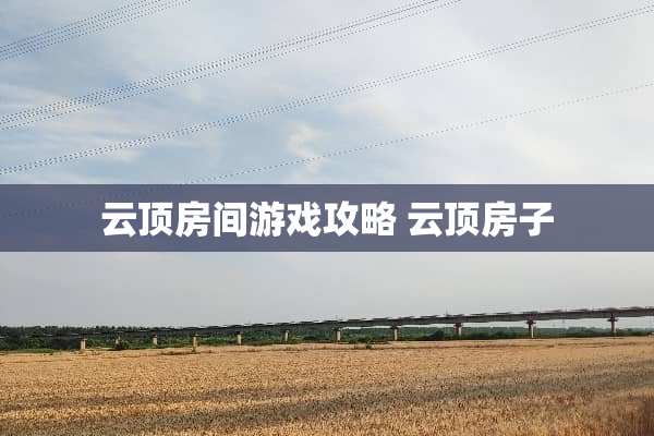 云顶房间游戏攻略 云顶房子