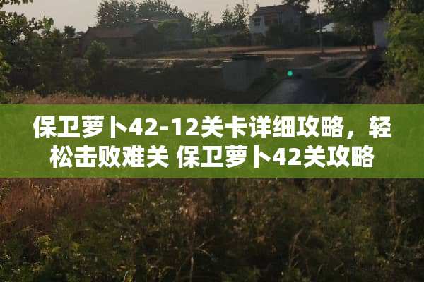 保卫萝卜42-12关卡详细攻略，轻松击败难关 保卫萝卜42关攻略