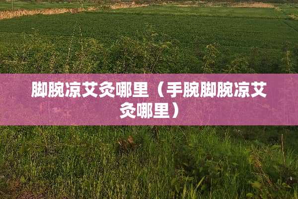 脚腕凉艾灸哪里（手腕脚腕凉艾灸哪里）