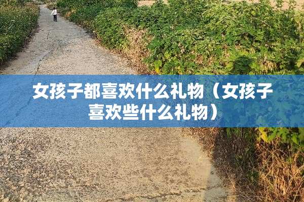 女孩子都喜欢什么礼物（女孩子喜欢些什么礼物）