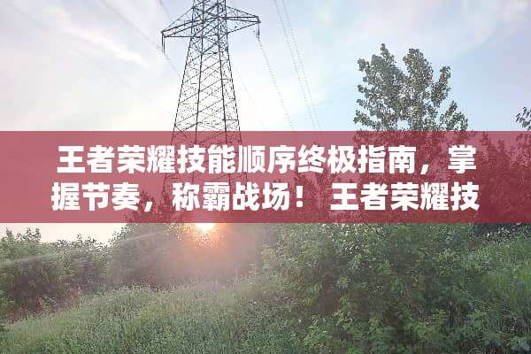 王者荣耀技能顺序终极指南，掌握节奏，称霸战场！ 王者荣耀技能顺序