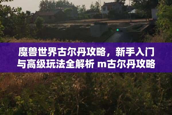 魔兽世界古尔丹攻略，新手入门与高级玩法全解析 m古尔丹攻略