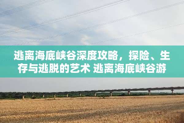 逃离海底峡谷深度攻略，探险、生存与逃脱的艺术 逃离海底峡谷游戏攻略
