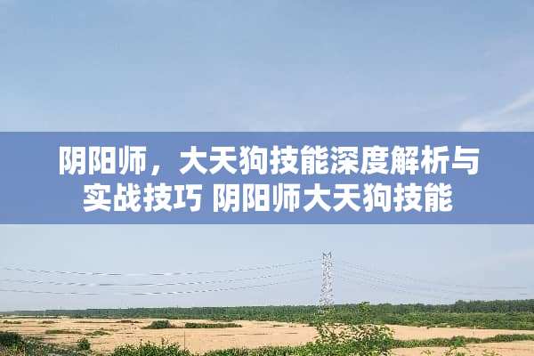 *阳师，大天狗技能深度解析与实战技巧*阳师大天狗技能