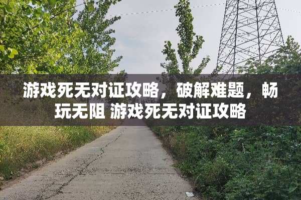 游戏死无对证攻略，**难题，畅玩无阻 游戏死无对证攻略