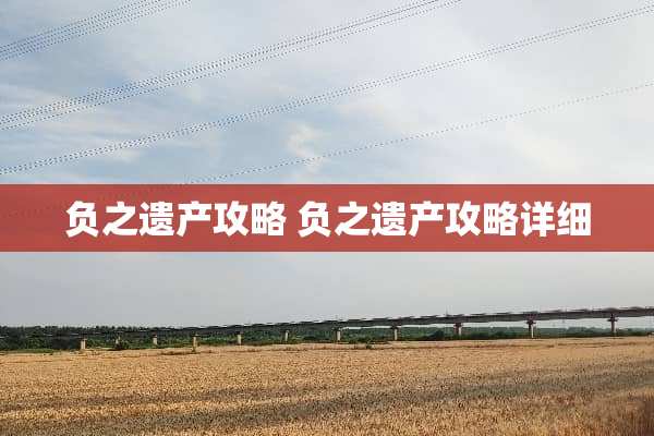 负之遗产攻略 负之遗产攻略详细