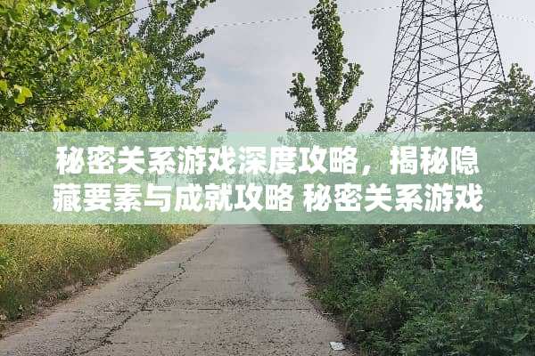 秘密关系游戏深度攻略，揭秘隐藏要素与成就攻略 秘密关系游戏攻略