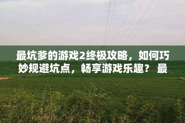 最坑爹的游戏2终极攻略，如何巧妙规避坑点，畅享游戏乐趣？ 最坑爹的游戏2攻略