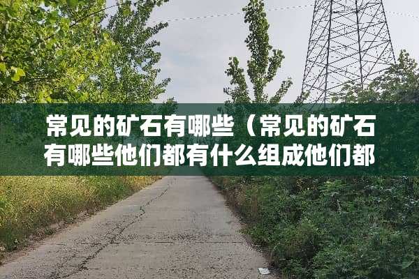 常见的矿石有哪些（常见的矿石有哪些他们都有什么组成他们都有什么用途）
