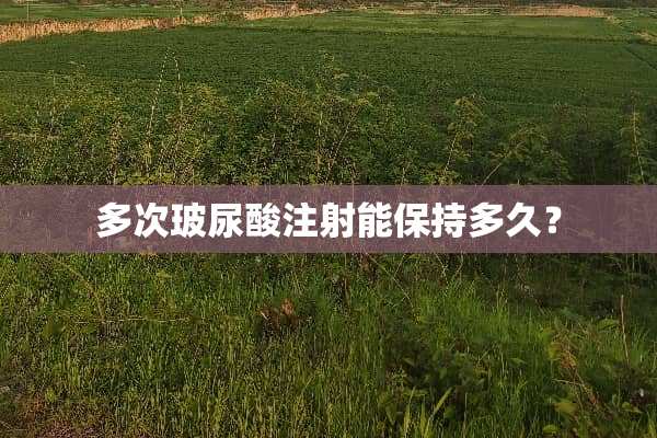 多次玻尿酸注射能保持多久？
