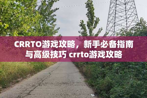 CRRTO游戏攻略，新手必备指南与高级技巧 crrto游戏攻略