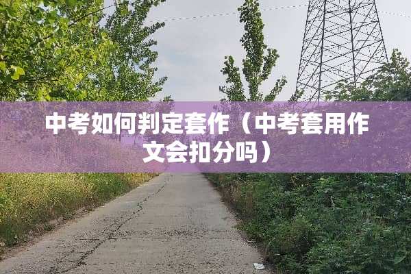 中考如何判定套作（中考套用作文会扣分吗）