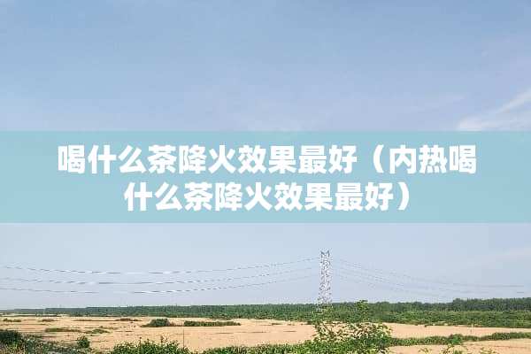 喝什么茶降火效果最好（内热喝什么茶降火效果最好）