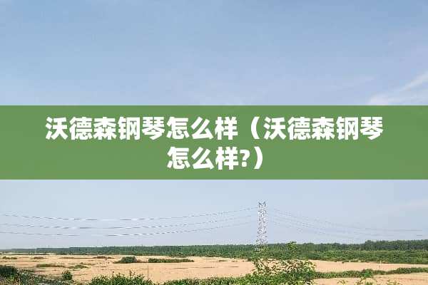 沃德森钢琴怎么样（沃德森钢琴怎么样?）