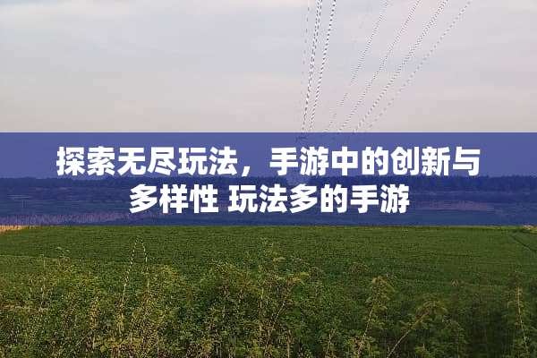 探索无尽玩法，手游中的创新与多样性 玩法多的手游