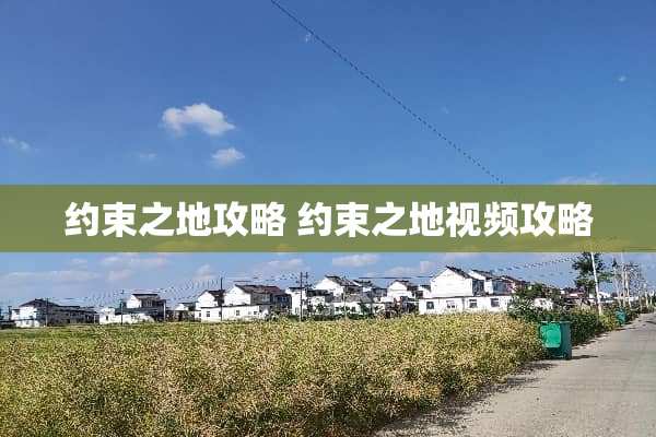 约束之地攻略 约束之地视频攻略