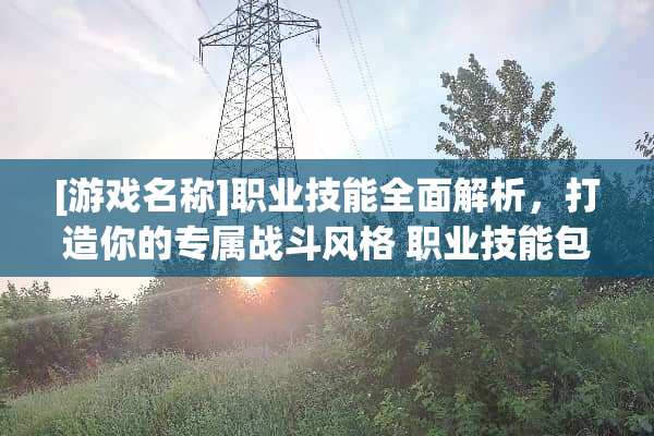 [游戏名称]职业技能全面解析，打造你的专属战斗风格 职业技能包括哪些内容