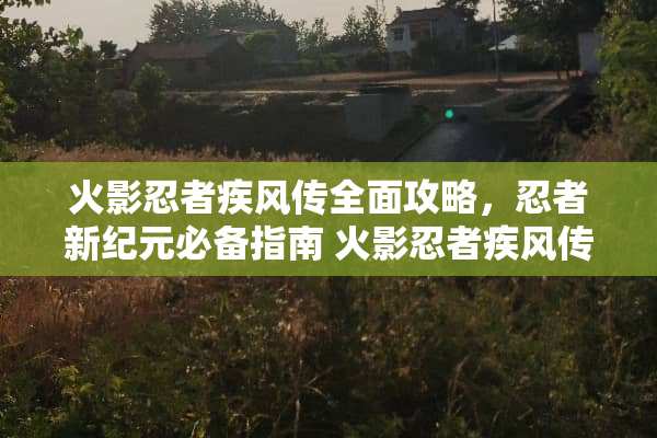 火影忍者疾风传全面攻略，忍者新纪元必备指南 火影忍者疾风传攻略