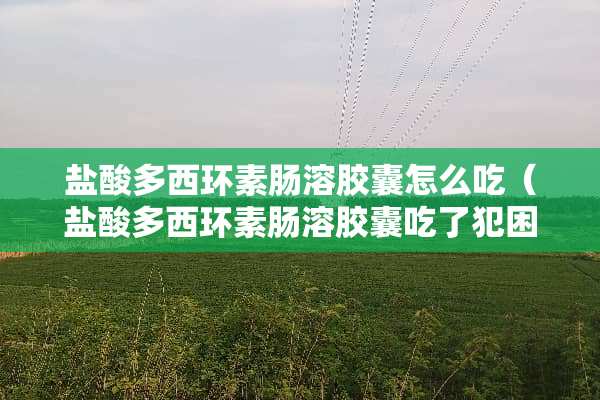 **多西环素肠溶胶囊怎么吃（**多西环素肠溶胶囊吃了犯困吗）