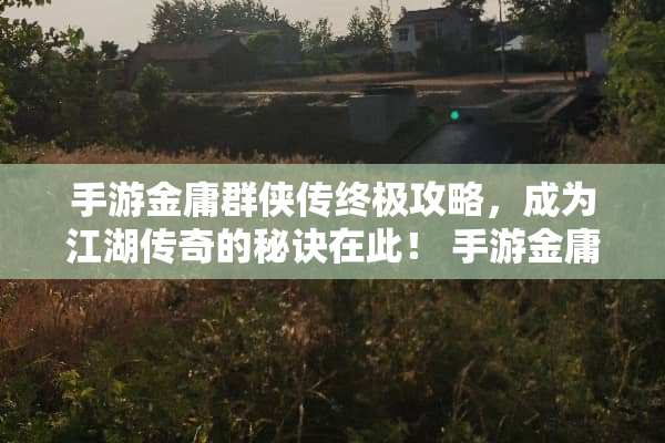 手游金庸群侠传终极攻略，成为江湖传奇的秘诀在此！ 手游金庸群侠传攻略
